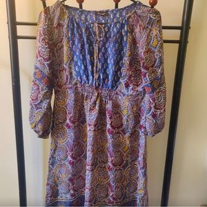 Silk Tolani mini dress like new!